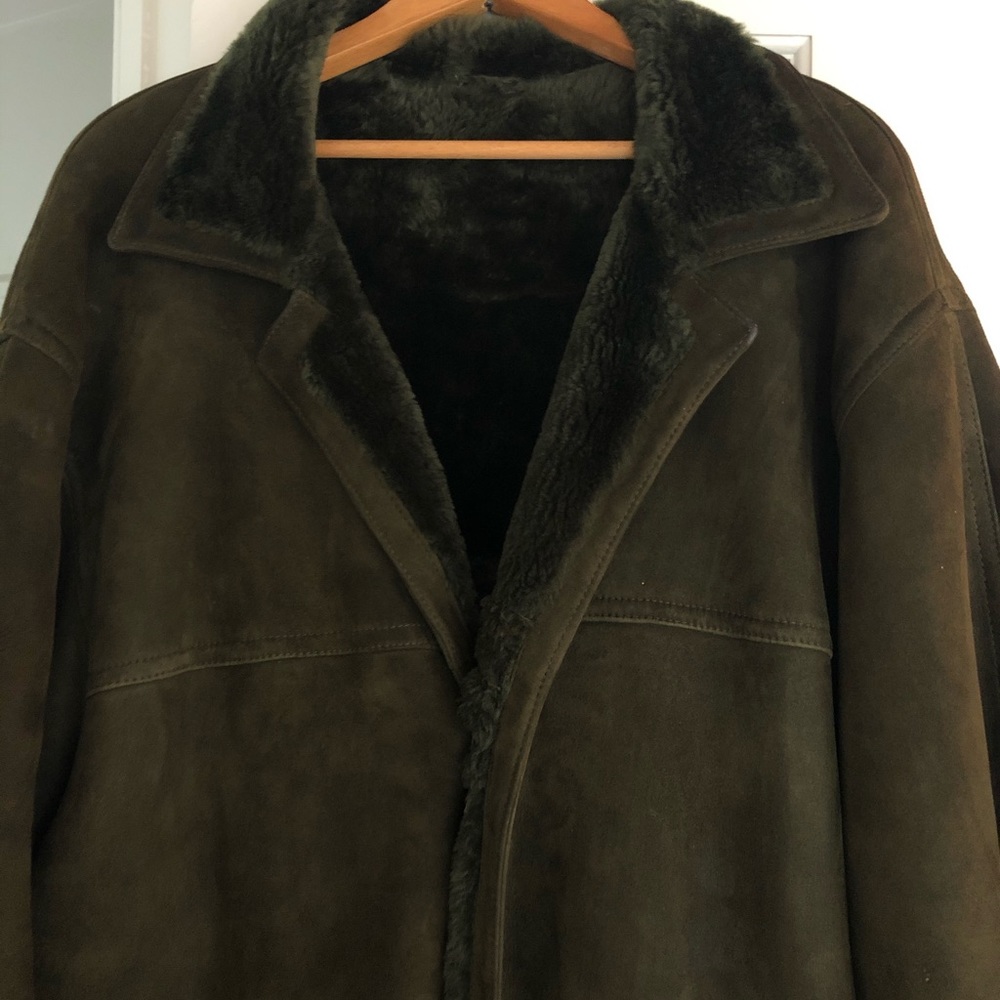 Barney’s gorgeous Shearling full-length men’s coat